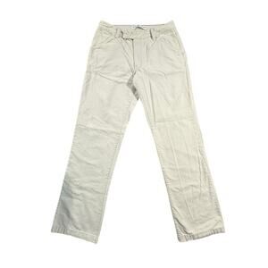 Vintage Y2K Tommy Hilfiger Khaki Tan Boot Cut Pants 100% Cotton Womens Size 6